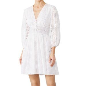 Jill Stuart Eyelet White Dress